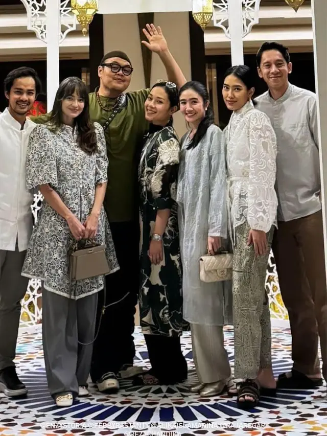 Potret Enzy Storia Bukber Bareng Bestie Kenakan Kebaya Modern, Bisa jadi Inspirasi Lebaran