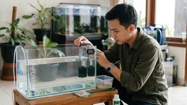 Cara Membuat Tempat Karantina Ikan Koki Anakan