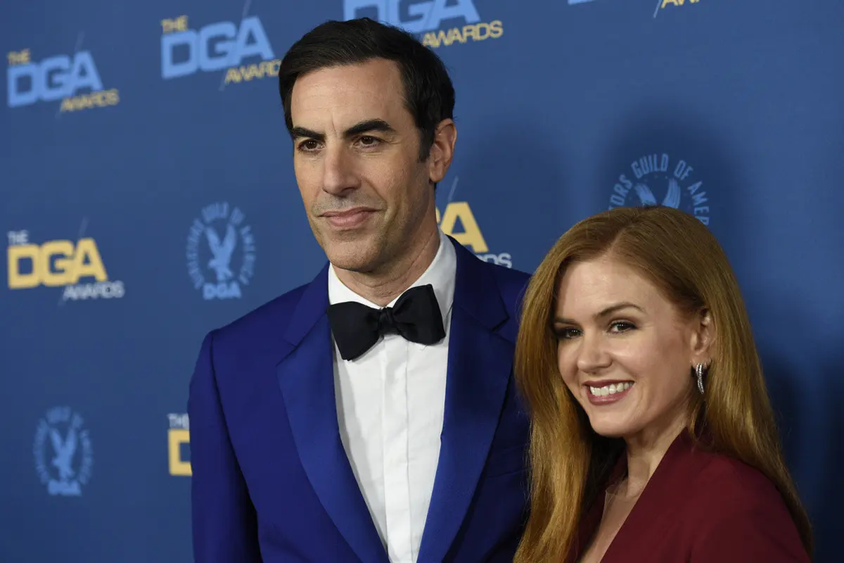 Sacha Baron Cohen - Isla Fisher. (Chris Pizzello/Invision/AP, File)