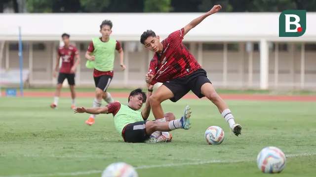 Foto: Jens Raven Belum Gabung, Timnas Indonesia U-19 Geber Latihan Jelang Piala AFF U-19 2024