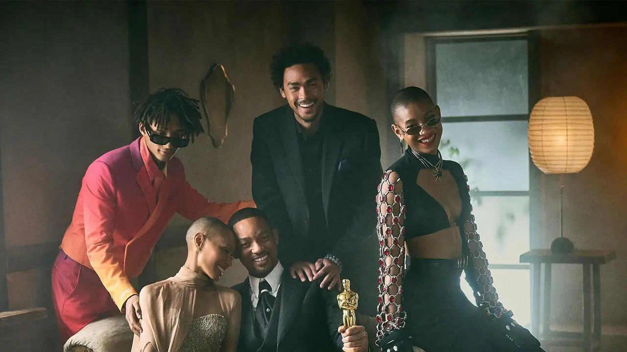 Foto Keluarga Will Smith di After Party Oscar 2022