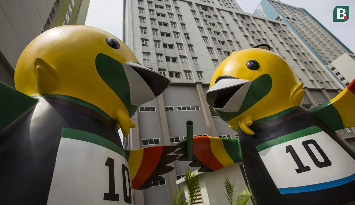 Suasana Wisma Atlet di Kemayoran, Jakarta, Senin (26/2/2018). Lokasi ini akan dijadikan tempat tinggal para atlet pada ajang Asian Games 2018. (Bola.com/Vitalis Yogi Trisna)