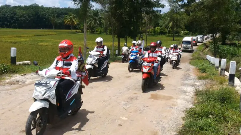 40 Hari Nonstop Menjelajah Lampung dengan Honda BeAT Super Power