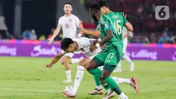 Di menit-menit awal, timnas Indonesia sudah berhasil membuat beberapa peluang mencetak gol. (Liputan6.com/Herman Zakharia)