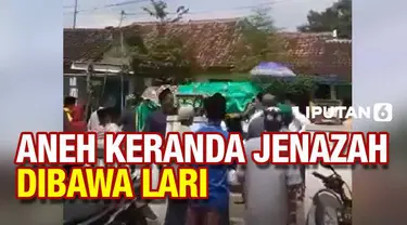 Sebuah video yang memperlihatkan keranda jenazah dibawa lari oleh sejumlah orang tengah viral di media sosial. Diketahui, kejadian ini terjadi di Desa Kluwut, Pasuruan, Jawa Timur