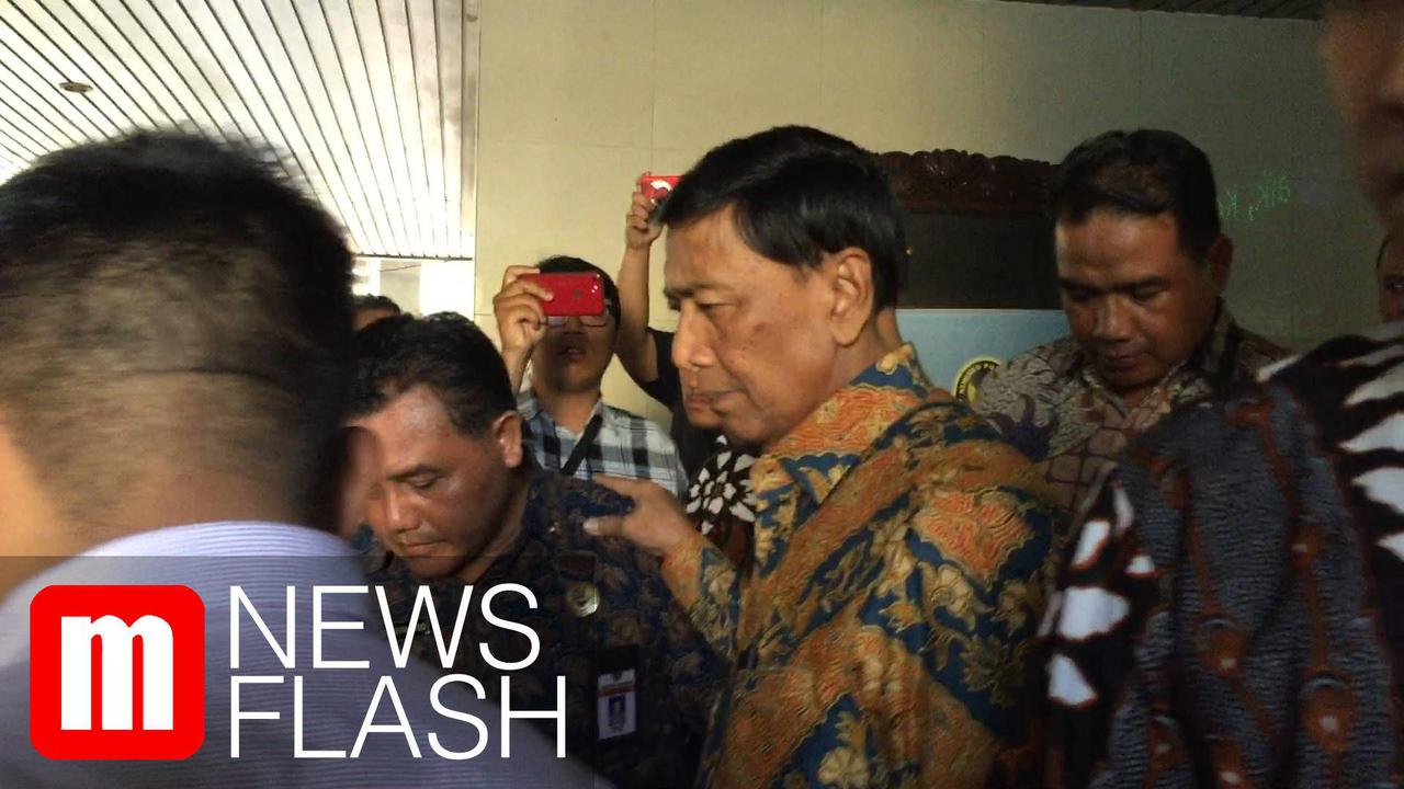 VIDEO: Wiranto Keluar dari RSPAD untuk Hadiri Perpisahan Pegawai Kemenko Polhukam