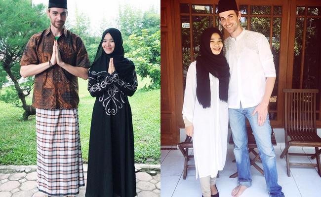 Michael menjadi mualaf dan menikahi Adin, seorang gadis muslim asal Medan | Photo: Copyright instagram.com/starringyouworldwide