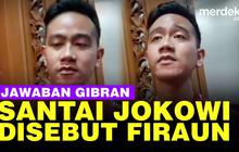 VIDEO: Komentar Santai Gibran Soal Jokowi Disebut Firaun