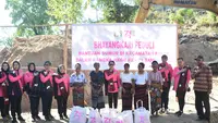 Ketua Umum Bhayangkari Juliati Sigit Prabowo melakukan kunjungan kerja di Pelabuhan Kerica Palue, Nusa Tenggara Timur (NTT). (Dok. Istimewa)