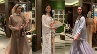 Inspirasi baju Lebaran dari acara Sambut Hikmah Ramadhan di Sarinah Departemen Store. (Dok: Liputan6.com/dyah)