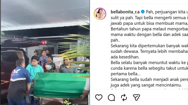 Ayah Bella Bonita meninggal