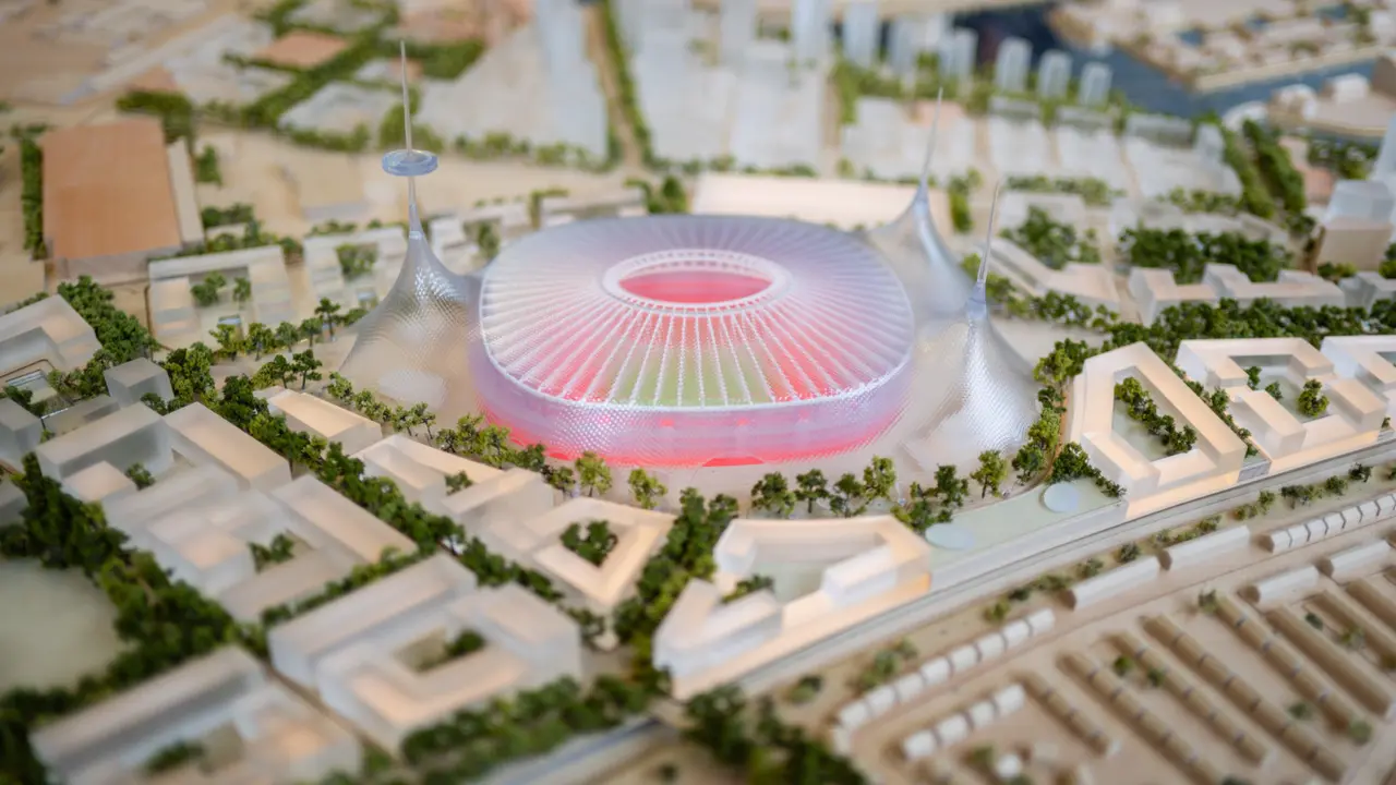 Desain calon stadion baru Manchester United