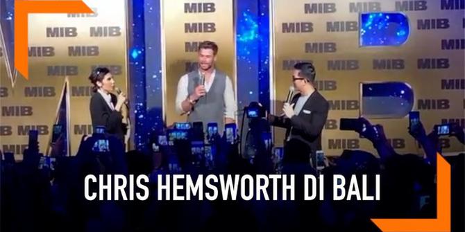 VIDEO: Chris Hemsworth Pakai Bahasa Indonesia, Fans Histeris