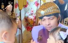 Kocak! Momen Lucu Ameena Bertemu Rayyanza di Acara 7 Bulanan, Dipanggil 'Apung