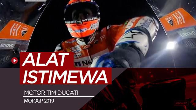 Berita video Andrea Dovizioso disorot saat menggunakan alat istimewa yang terdapat di motor tim Ducati. Alat apakah itu?