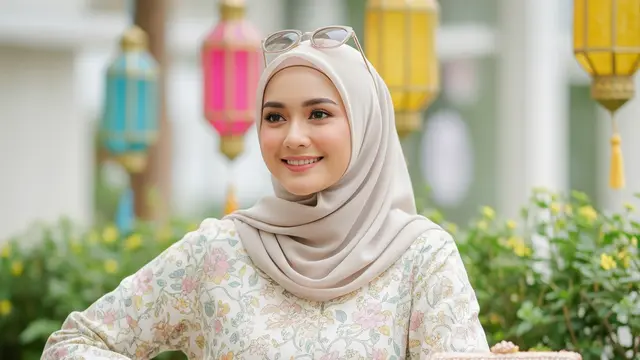 Model Tunik dan Celana yang Nyaman untuk Lebaran Seharian (AI)