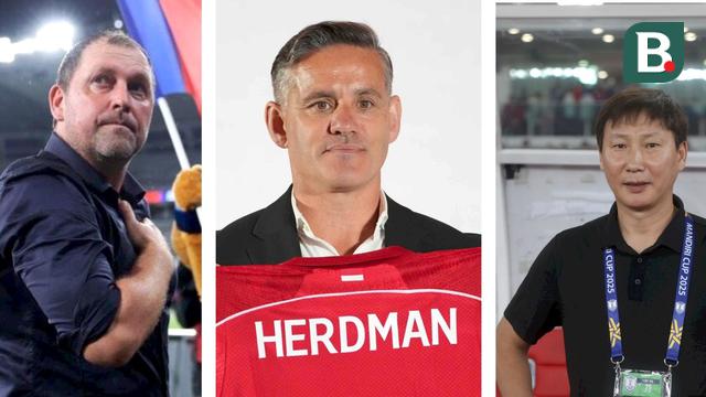 Peter Cklamovski, John Herdman, dan Kim Sang-sik