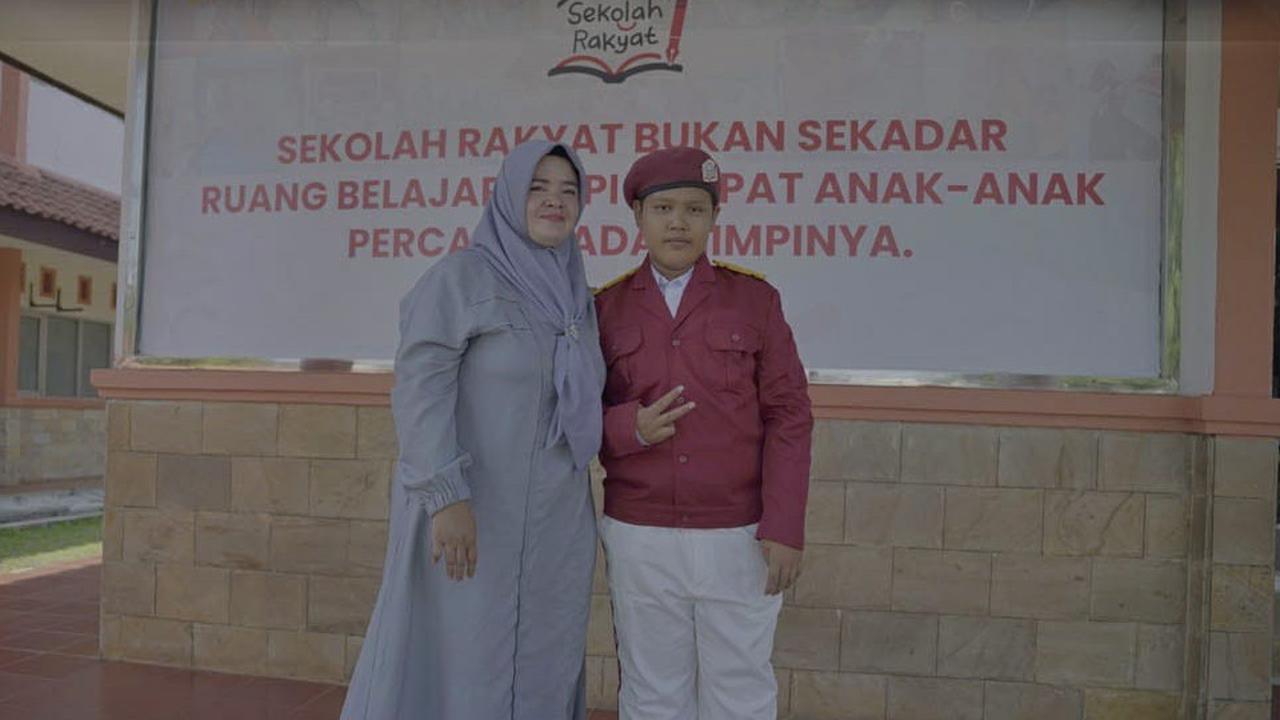Berjuang Sendirian, Ramah Lega Anaknya Bisa Sekolah Gratis dan Dapat Bantuan