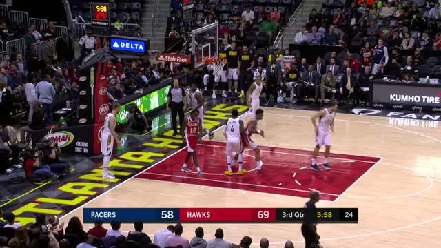 Berita video game recap NBA 2017-2018 antara Atalanta Hawks melawan Indiana Pacers dengan skor 107-102.