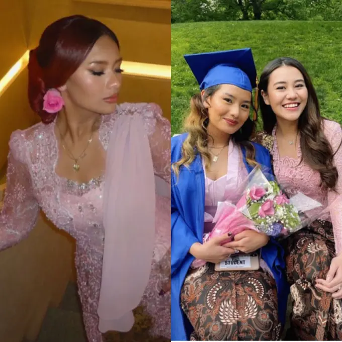 Zahwa Massaid Memesona Dibalut Kebaya Pink