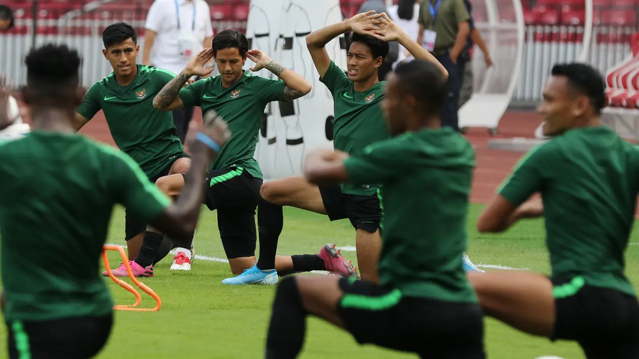 Latihan Timnas Indonesia