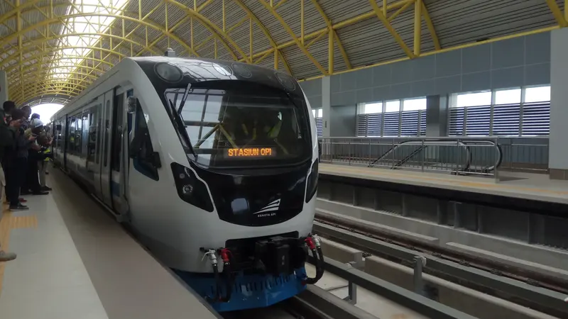 LRT Palembang Jadi Harapan Joko Widodo untuk Perubahan Peradaban Indonesia