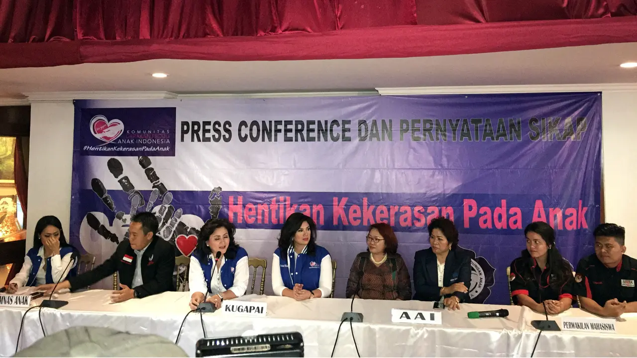 Komunitas Gerakan Peduli Anak Indonesia atau Kugapai yang mendeklarasikan antikekerasan, eksploitasi, dan persekusi terhadap anak-anak juga perempuan.