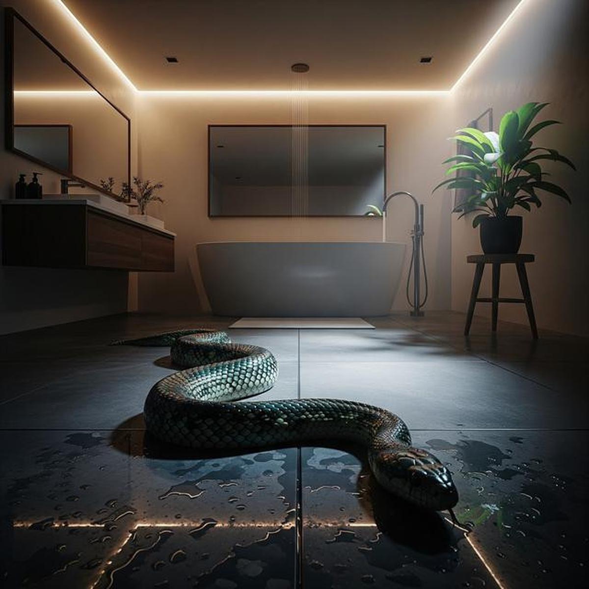 Jangan Panik, Ini 7 Langkah Super Aman Jika Tiba-Tiba Ketemu Ular di Kamar Mandi