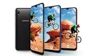 Tampilan Samsung Galaxy A10 yang baru diperkenalkan (sumber: Samsung)