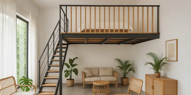 6 Desain Rumah Mezzanine Industrial Bergaya Islami dengan Suasana Pedesaan