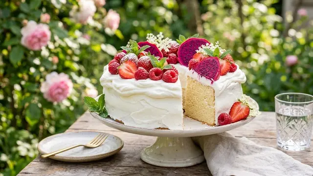 Chiffon Cake Merah Putih