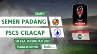 Piala Presiden 2017_Semen Padang Vs PSCS Cilacap (Bola.com/Adreanus Titus)