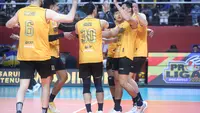 Foto: Jakarta Bhayangkara Presisi Tampil Perkasa atas Surabaya Samator, Langsung Kuasai Puncak Final Four Proliga 2026