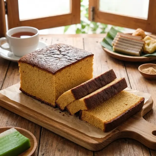 Castella Cake (Bolu Spons) (Gemini AI)