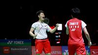 Ganda putri China, Liu Sheng Shu/Zhang Shu Xian berhasil menjuarai Indonesia Masters 2023 setelah mengalahkan wakil Jepang, Yuki Fukushima/Sayaka Hirota. (Bola.com/M Iqbal Ichsan)