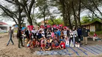 Rumah Mimpi chapter pertama bekerja sama dengan Gardu Action dilaksanakan di kawasan wisata Parangtritis Bantul, Minggu (5/6/2022).