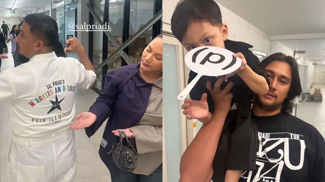 Tara Basro dan Ken Danuja di Tur Sal Priadi "Zuzuzaza", yang digelar pada Jumat (30/08/2024) di Basket Hall Senayan, Jakarta (Instagram/@tarabasro)