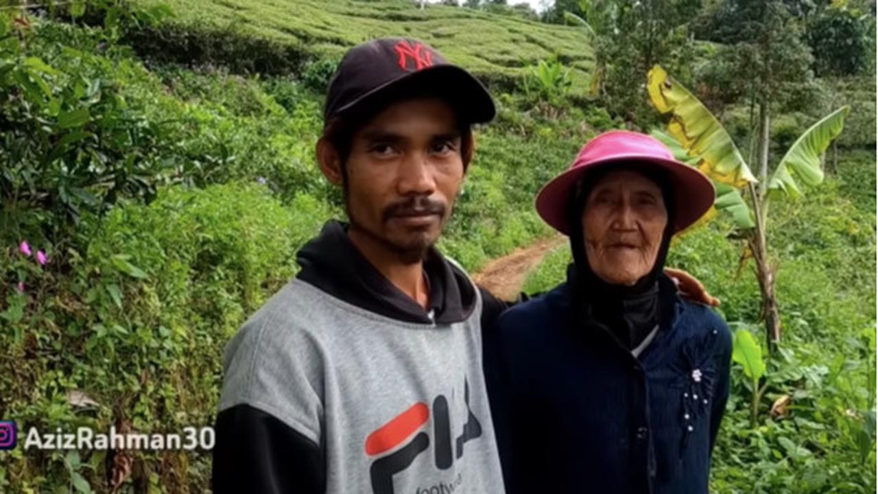 Kisah Cinta Pasutri di Bandung Beda Usia 41 Tahun, Suami Umur 29 Istri 70 Tahun Enjoy Tinggal di Gubuk Tengah Hutan