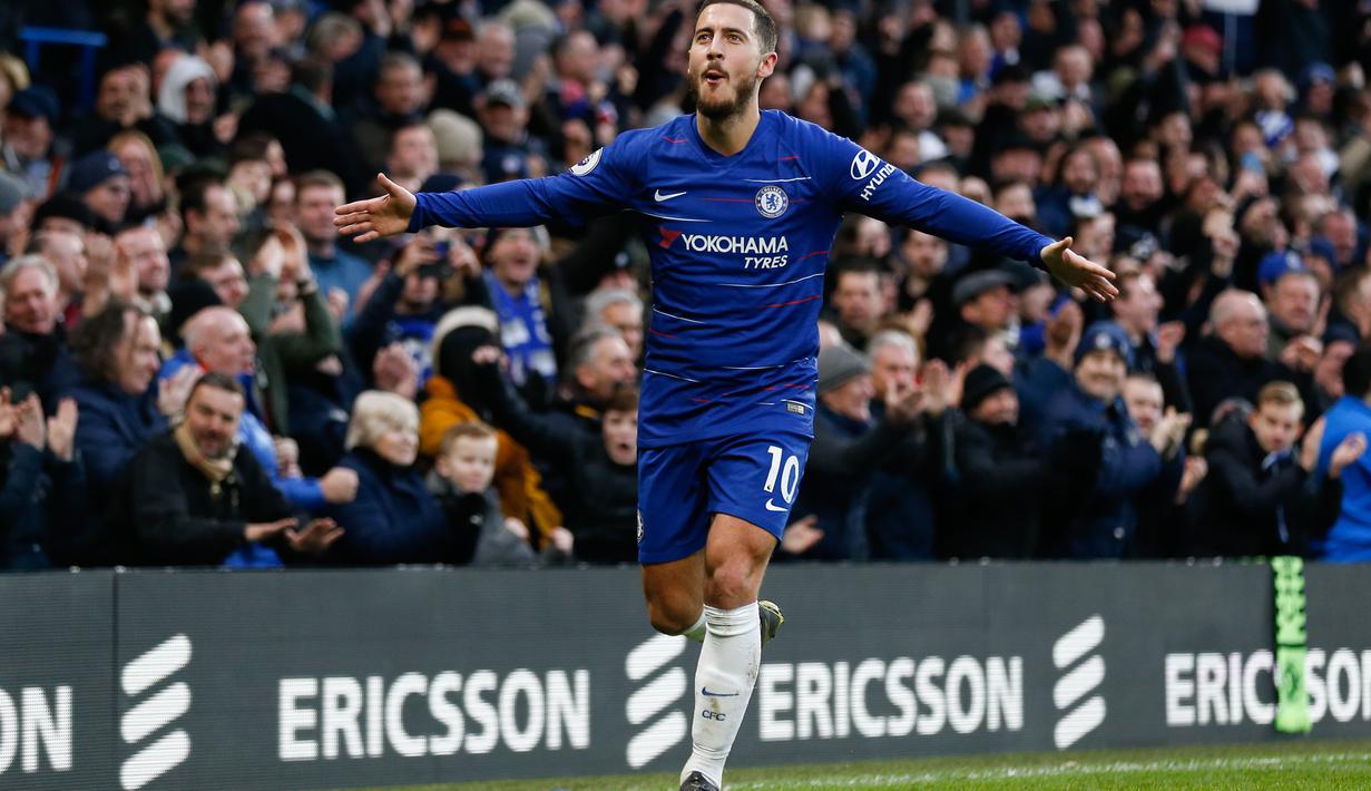 5. Eden Hazard (Chelsea) - 12 gol dan 10 assist (AFP/Ian Kington)