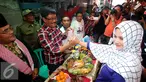Cawagub DKI Jakarta Djarot Saiful Hidayat saat Deklarasi Simpul Aliansi Masyarakat Sipil Untuk Indonesia Hebat (Almisbat) Untuk Pemenangan Basuki-Djarot di Kawasan Kapuk, Cengkareng, Jakarta Barat, Minggu (30/10). (Liputan6.com/Gempur M. Surya)