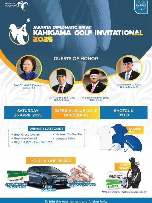 Diplomasi Lewat Golf, KAHIGAMA Hadirkan Sinergi Nasional dan Global