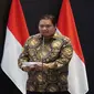 Menteri Koordinator Bidang Perekonomian, Airlangga Hartarto menghadiri peresmian pembukaan perdagangan perdana BEI 2022, Senin (3/1/2022) (Foto: BEI)