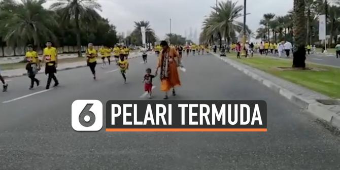 VIDEO: Bocah 1 Tahun Ikut Serta Memeriahkan Dubai Marathon