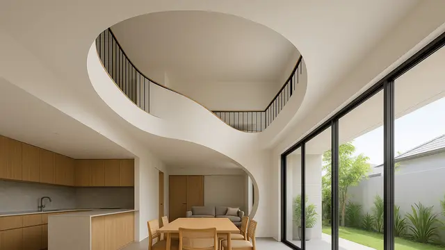 Model Void Rumah 2 Lantai /Ilustrasi AI