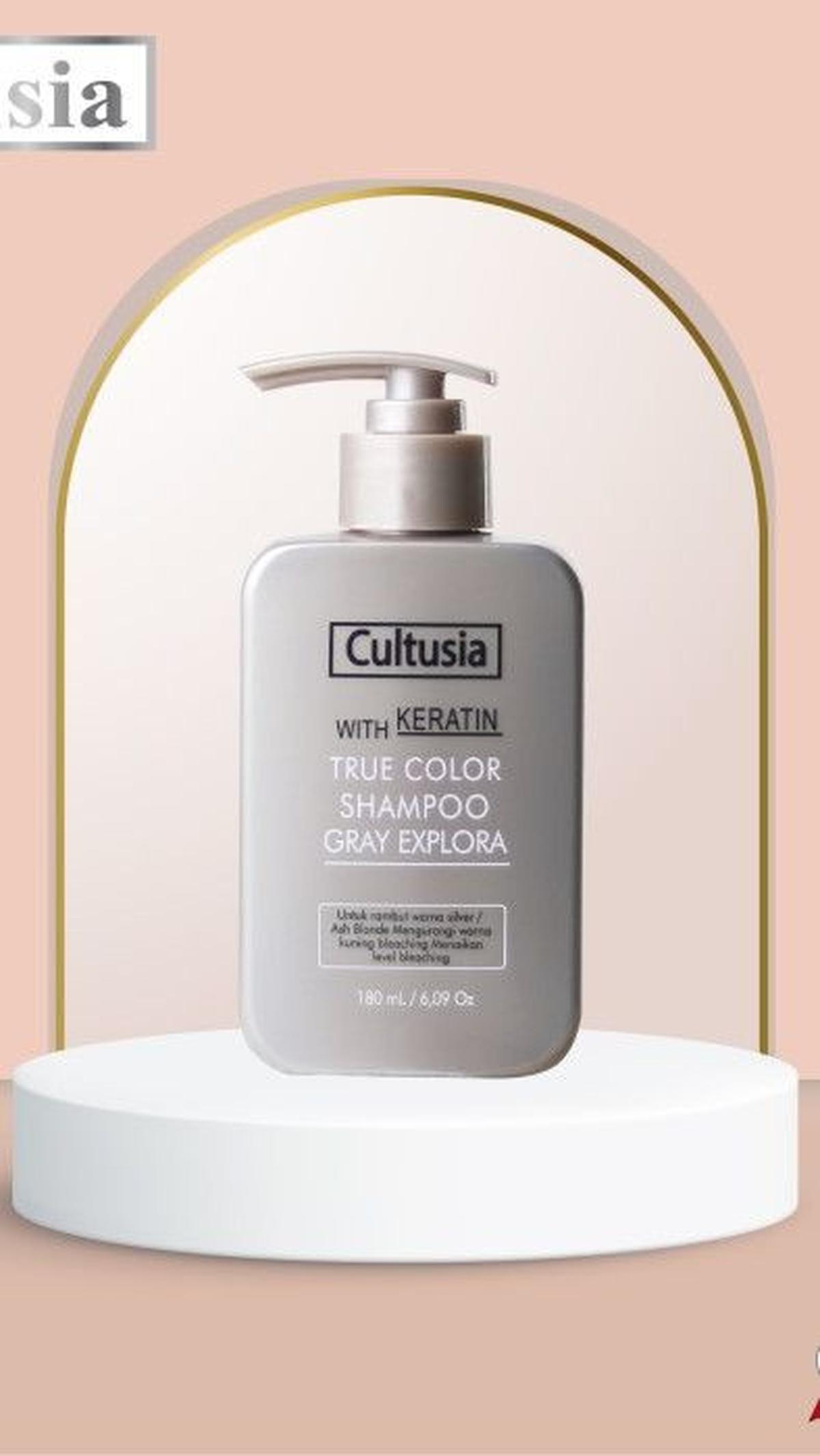 1. Cultusia True Color Shampo Grey Explora<br>