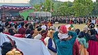 Kemah merdeka toleransi pelajar lintas agama se-Sulsel, di Gowa. (Foto: Kemenag/Liputan6.com)