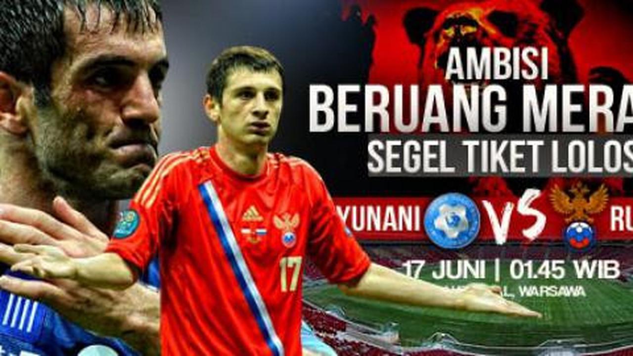 Preview: Yunani vs Rusia, ambisi segel tiket lolos!