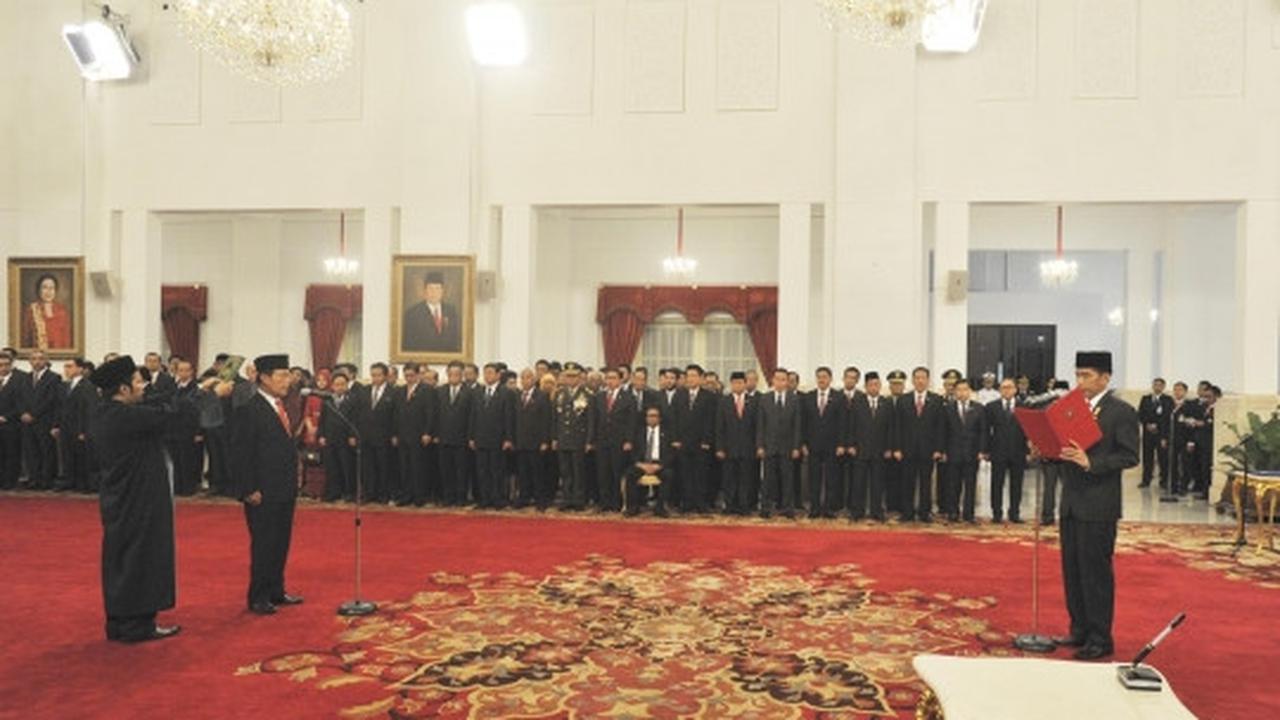 Jokowi pimpin pelantikan Sutiyoso sebagai Kepala BIN