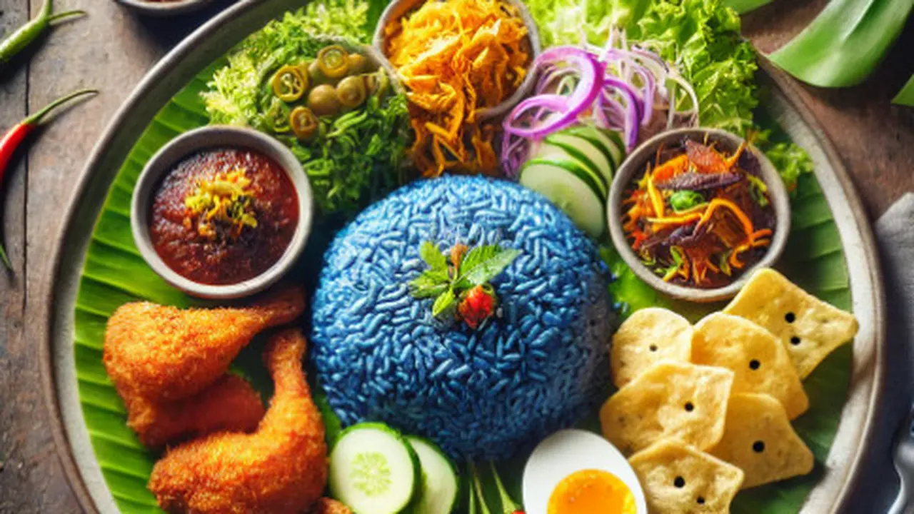 Resep Nasi Kerabu Khas Malaysia yang Lezat dan Segar Sekaligus Memanjakan Mata