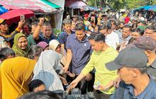 Gibran Blusukan ke Pasar Nangka Senen Jakpus: Belanja Masalah